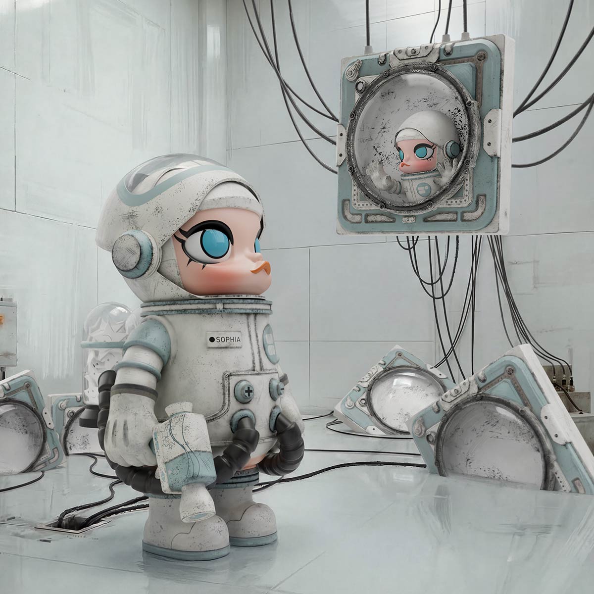MEGA SPACE MOLLY 1000% Ashley Wood｜POP MART US Official