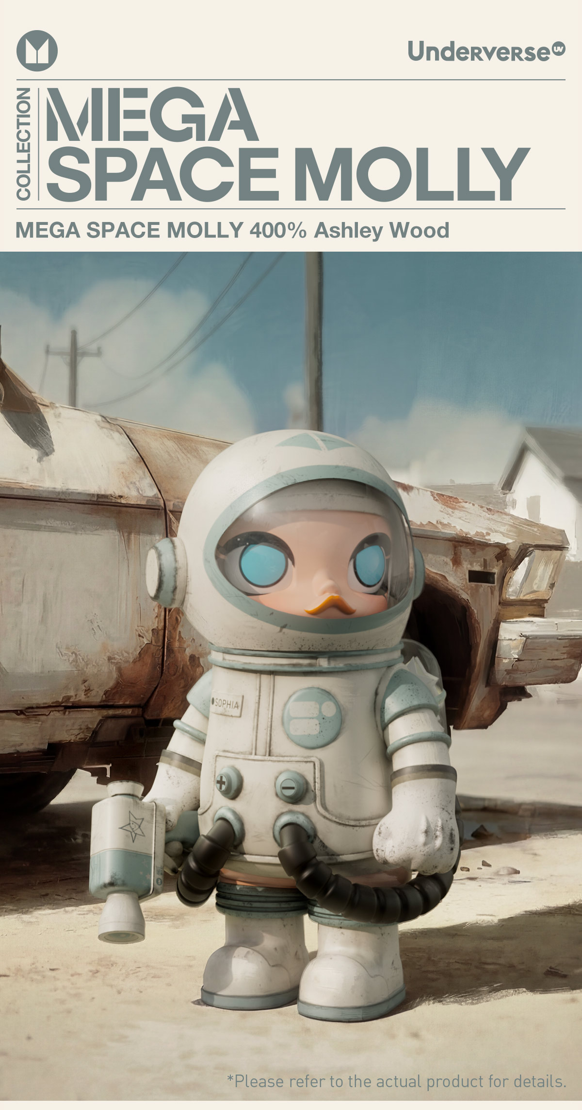 MEGA SPACE MOLLY 400% Ashley Wood|POP MART US Official