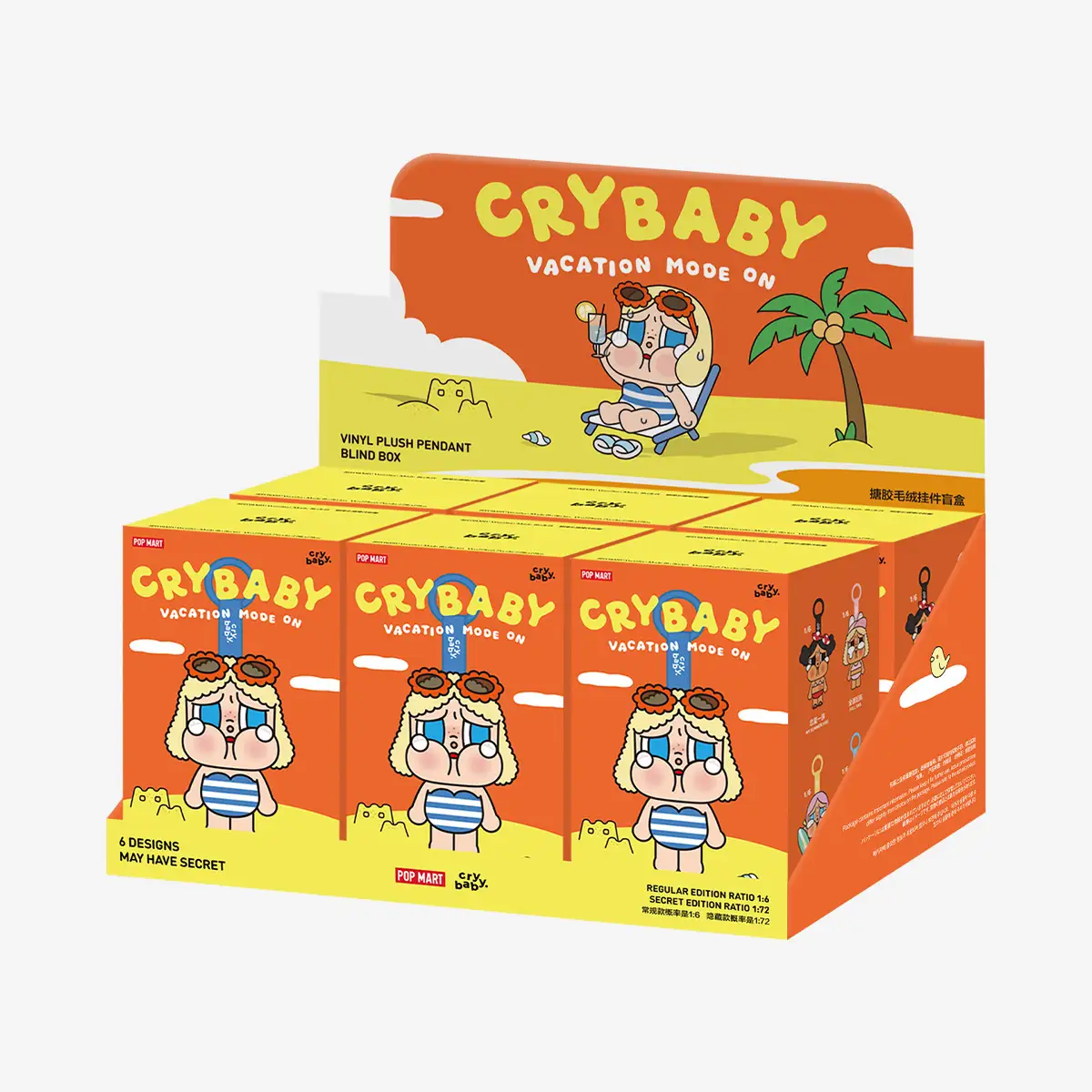 ぬいぐるみ・マスコット POP MART CRYBABY VACATION MODE ON BOX ぬいぐるみ・マスコット POP MART CRYBABY VACATION MODE ON BOX