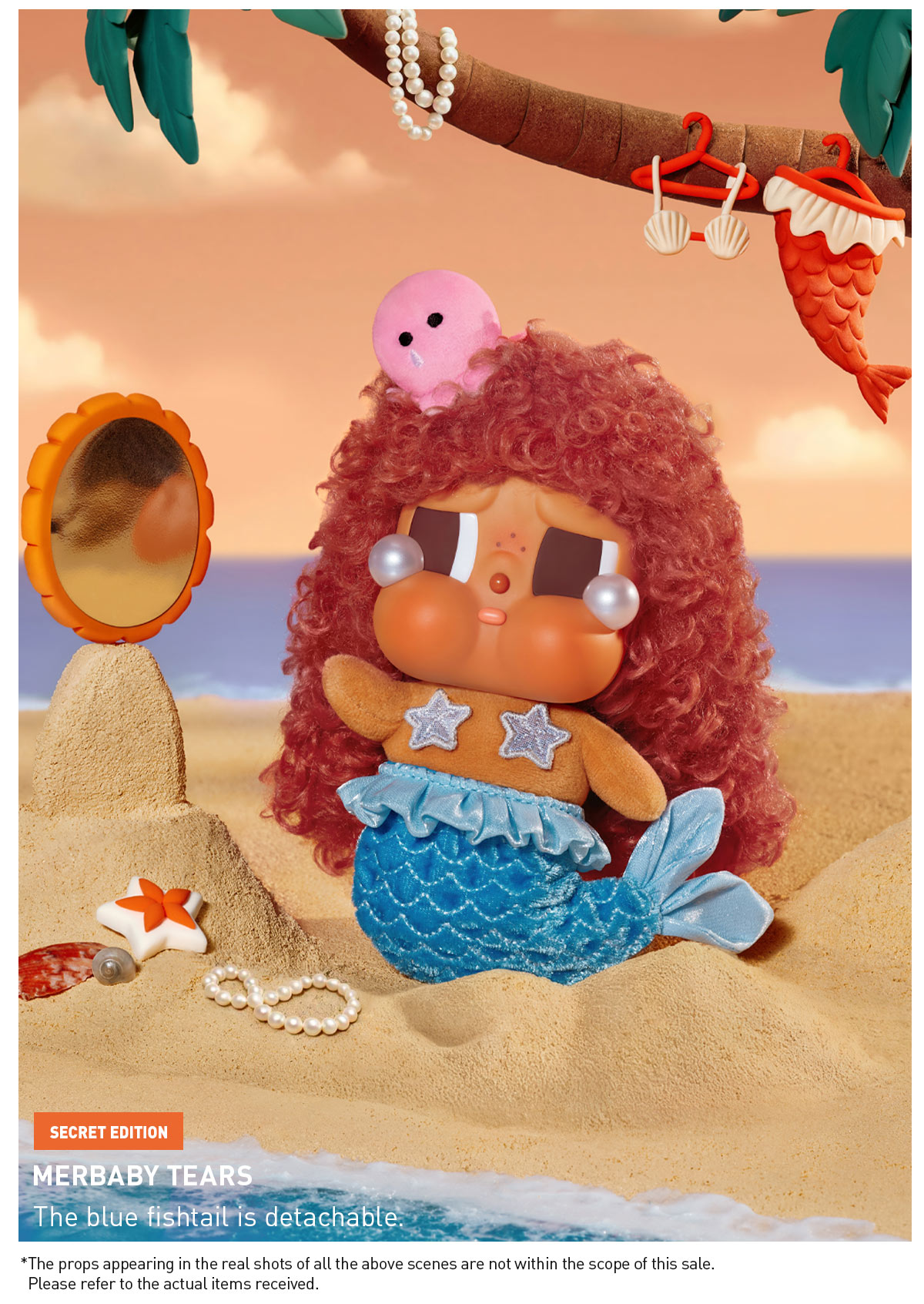 CRYBABY Vacation Mode On Series-Vinyl Plush Pendant Blind Box|POP