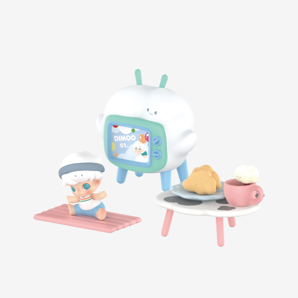 dimoo 8体セット DIMOO Homebody Series - Blind Box - POP MART (United States)
