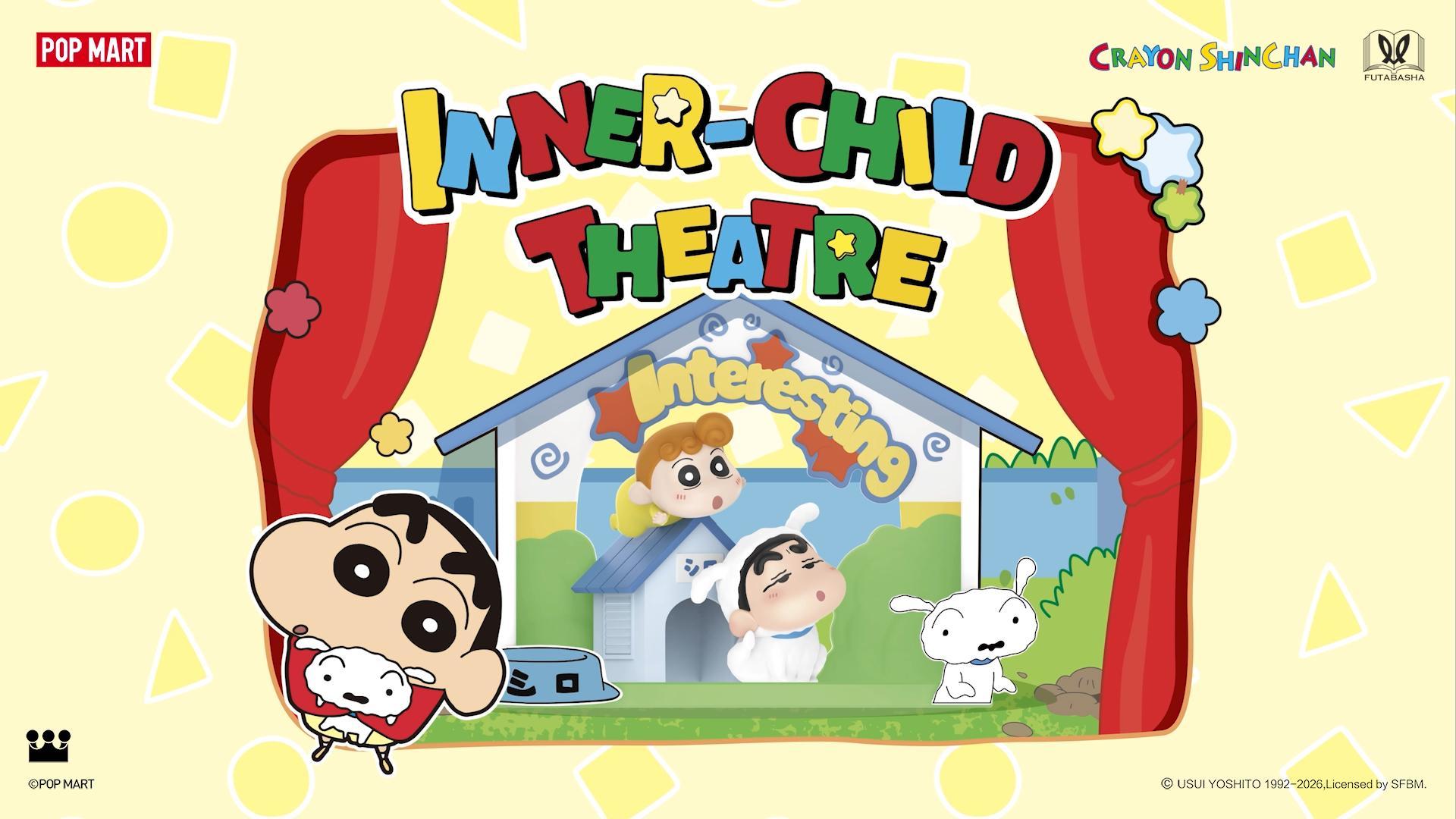 POP MART クレヨンしんちゃん Inner-Child Theatre Crayon Shin-chan Inner-Child Theatre Series Figures|POP MART
