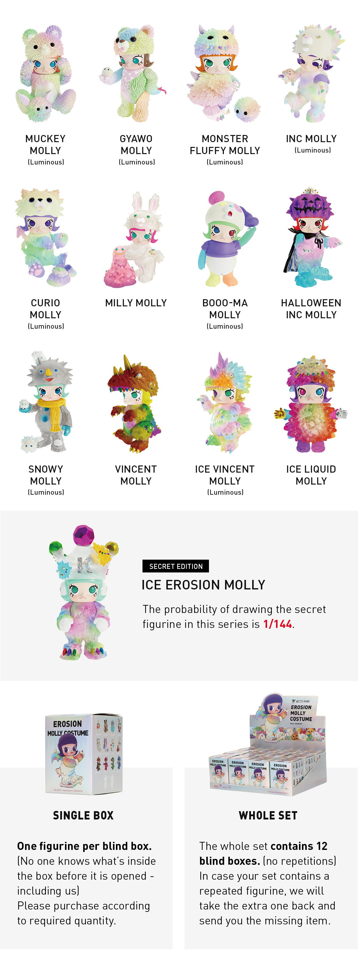 MOLLY × INSTINCTOY Erosion MOLLY Costume Series - Blind Box