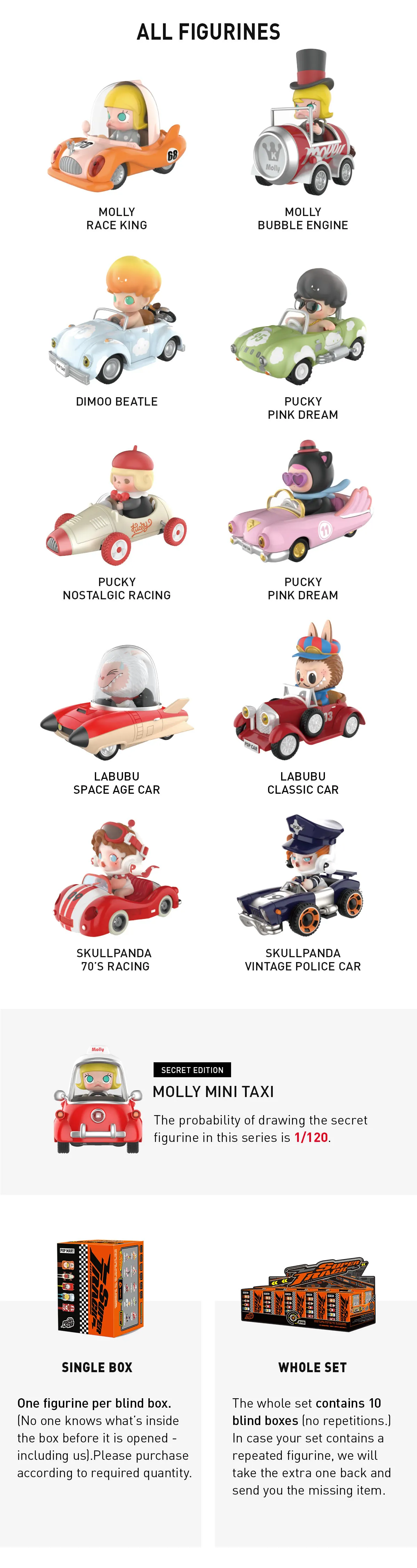 POPCAR Super Track Series - Blind Box - POP MART (Canada)