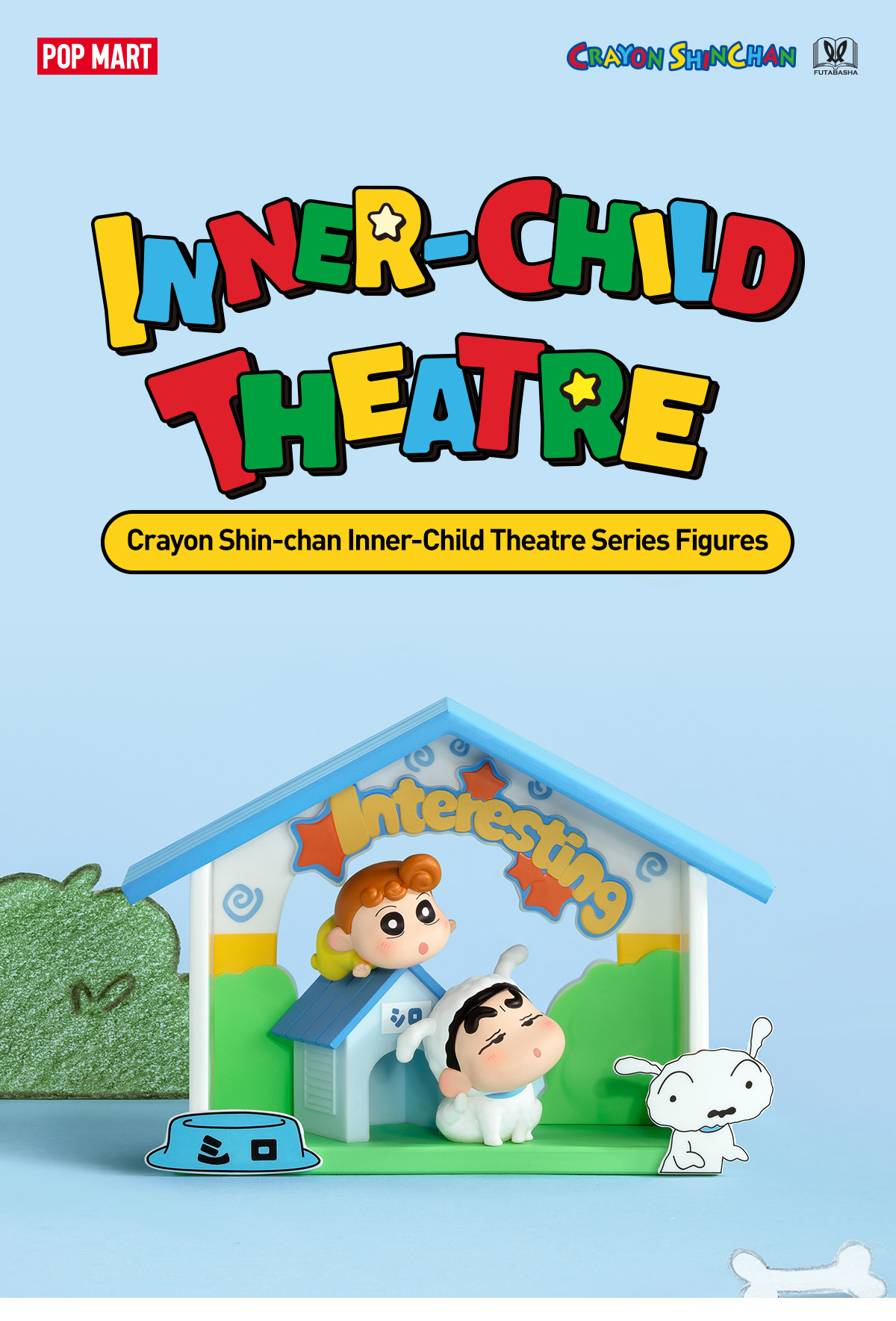 Crayon Shin-chan Inner-Child Theatre Series Figures|POP MART