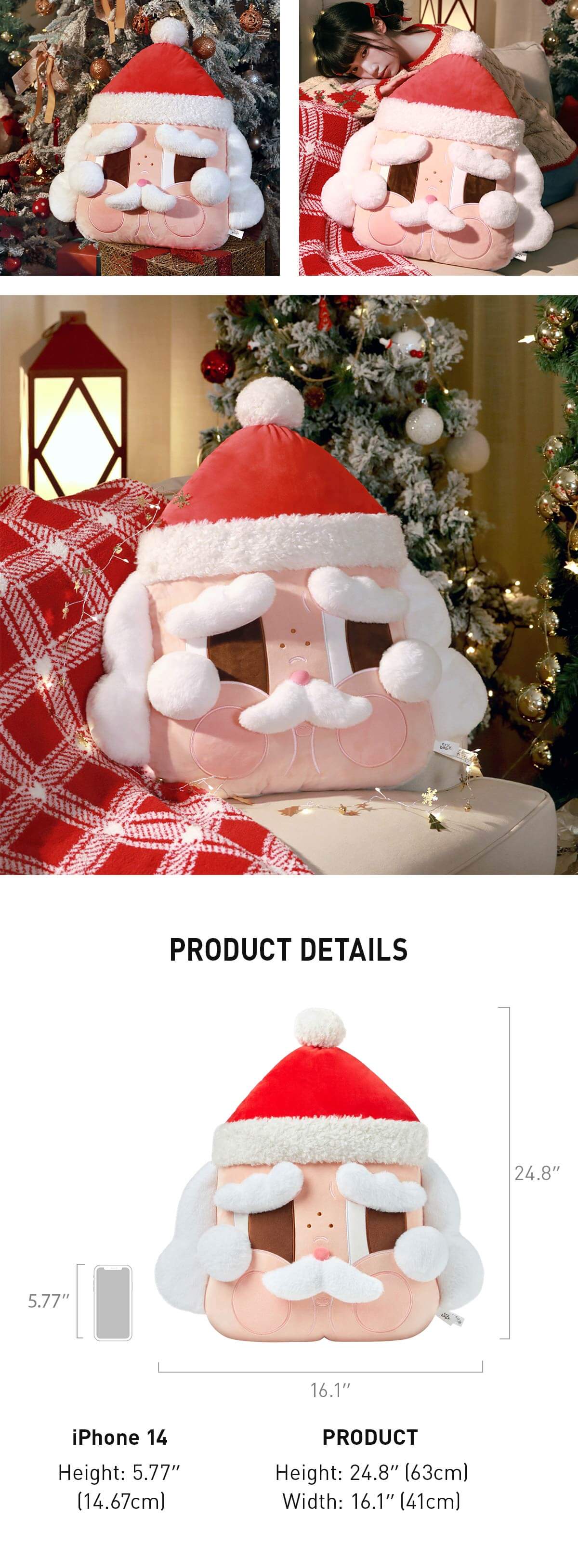 CRYBABY Lonely Christmas Series-Pillow - POP MART (United States)