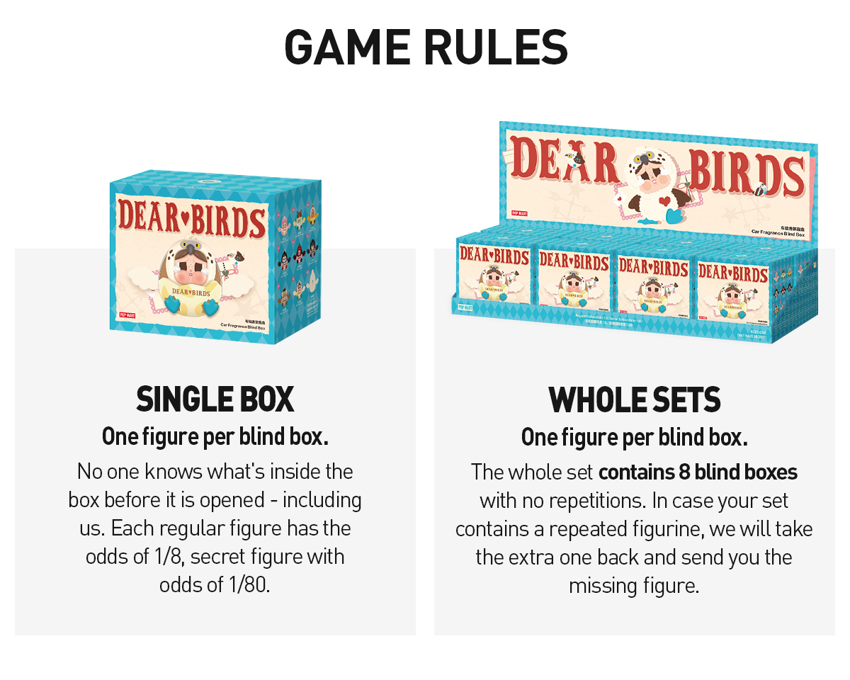 Dear Birds Series-Car Fragrance Blind Box|POP MART US Official