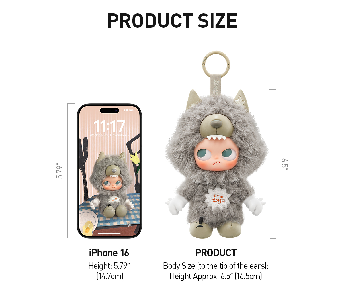 ZSIGA I'm Zsiga Series-Vinyl Plush Pendant|POP MART US Official