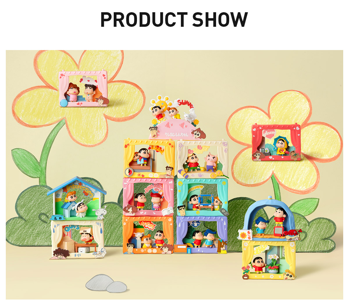 POP MART クレヨンしんちゃん Inner-Child Theatre Crayon Shin-chan Inner-Child Theatre Series Figures|POP MART US
