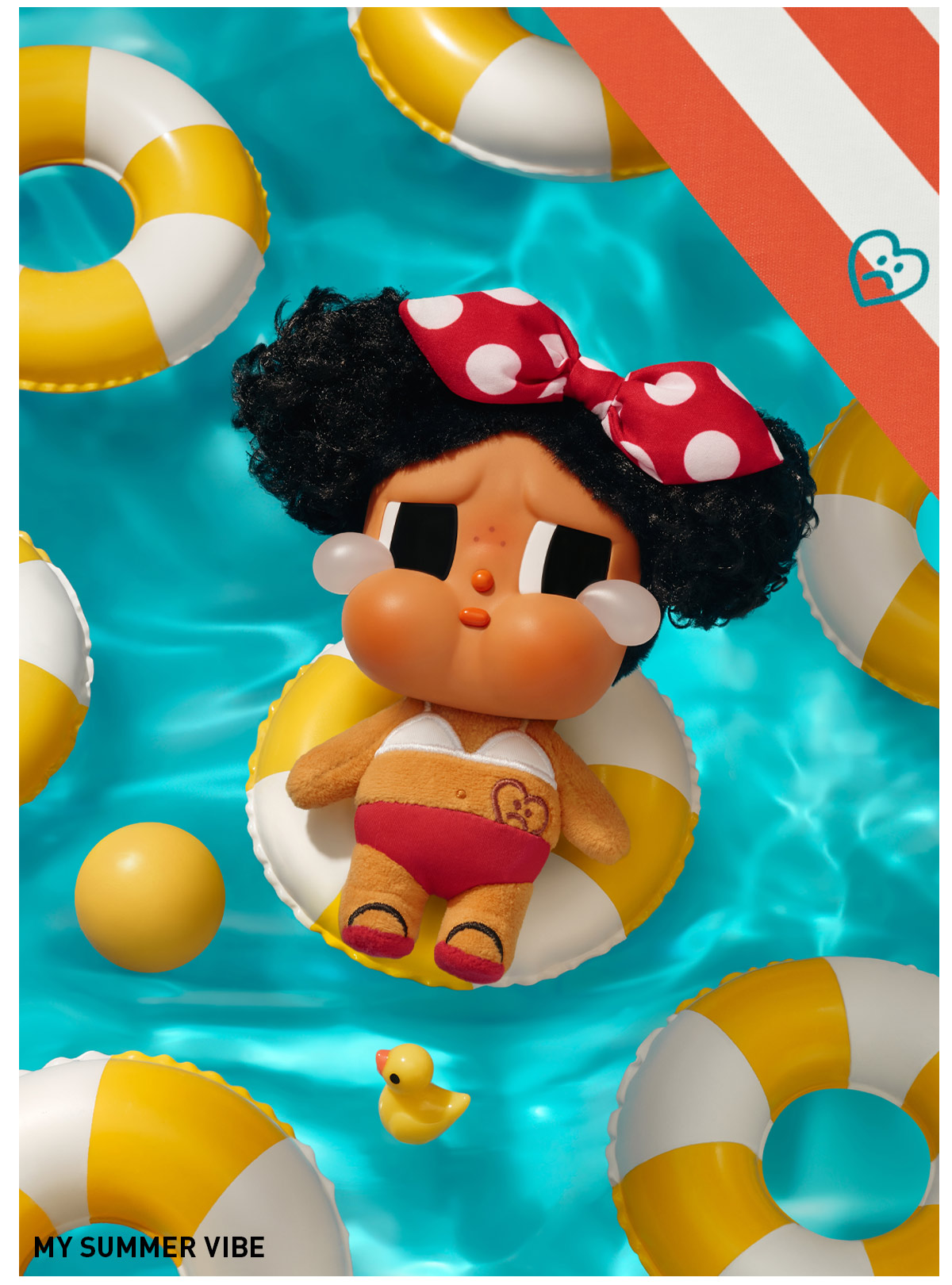 CRYBABY Vacation Mode On Series-Vinyl Plush Pendant Blind Box|POP