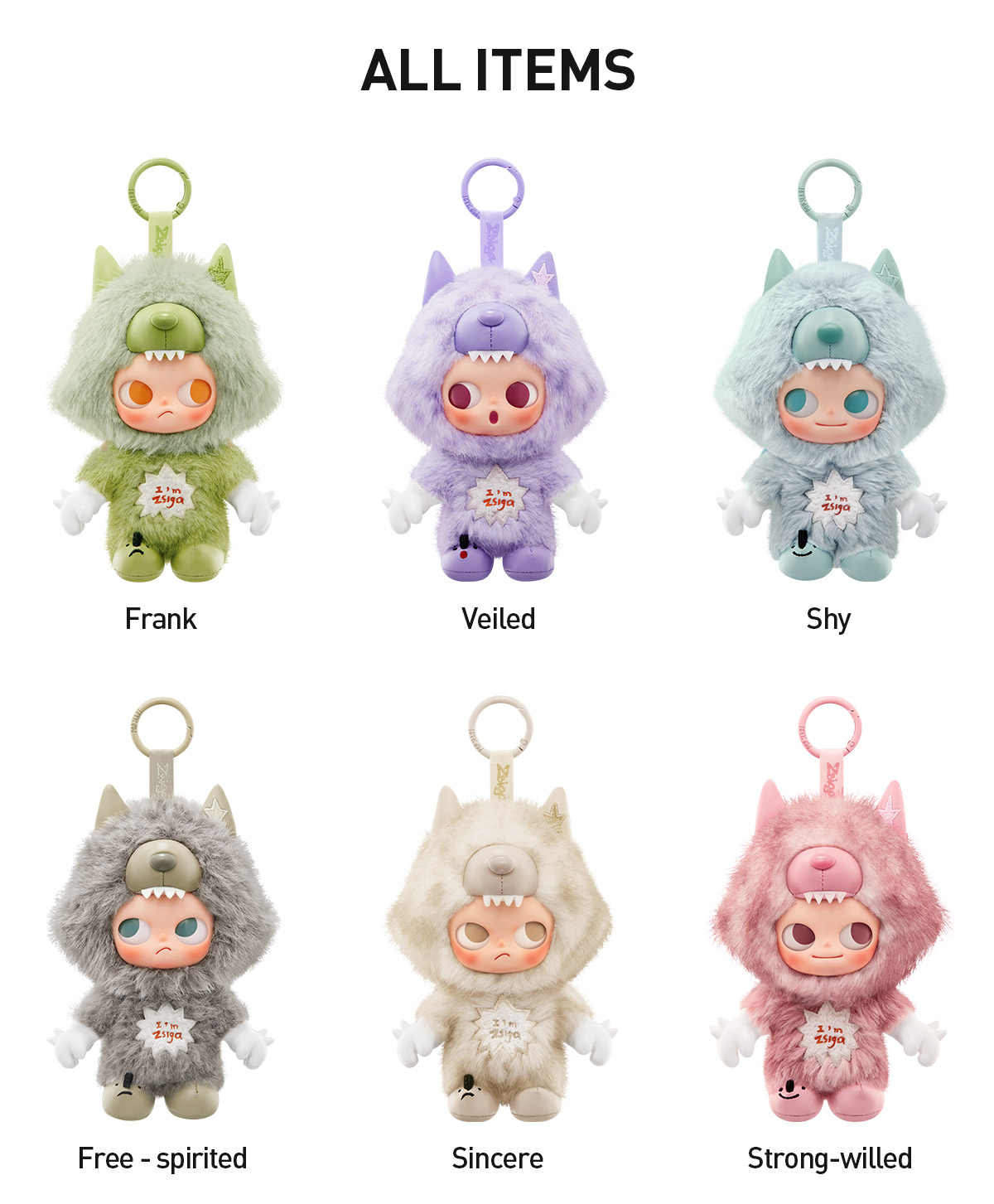ZSIGA I'm Zsiga Series-Vinyl Plush Pendant - POP MART (United States)