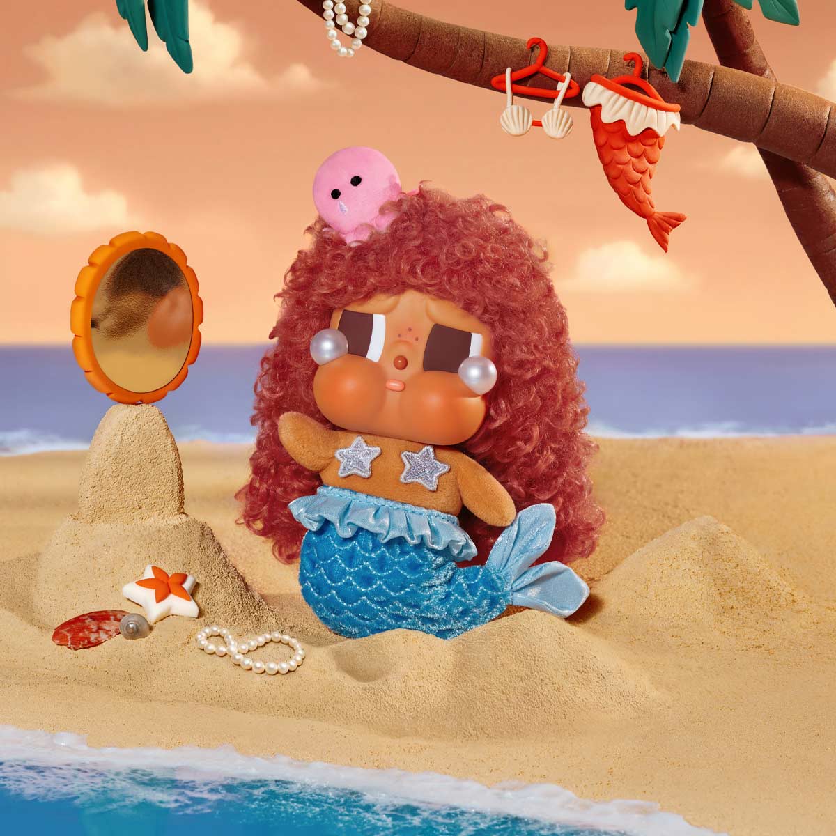 CRYBABY Vacation Mode On Series-Vinyl Plush Pendant Blind Box|POP