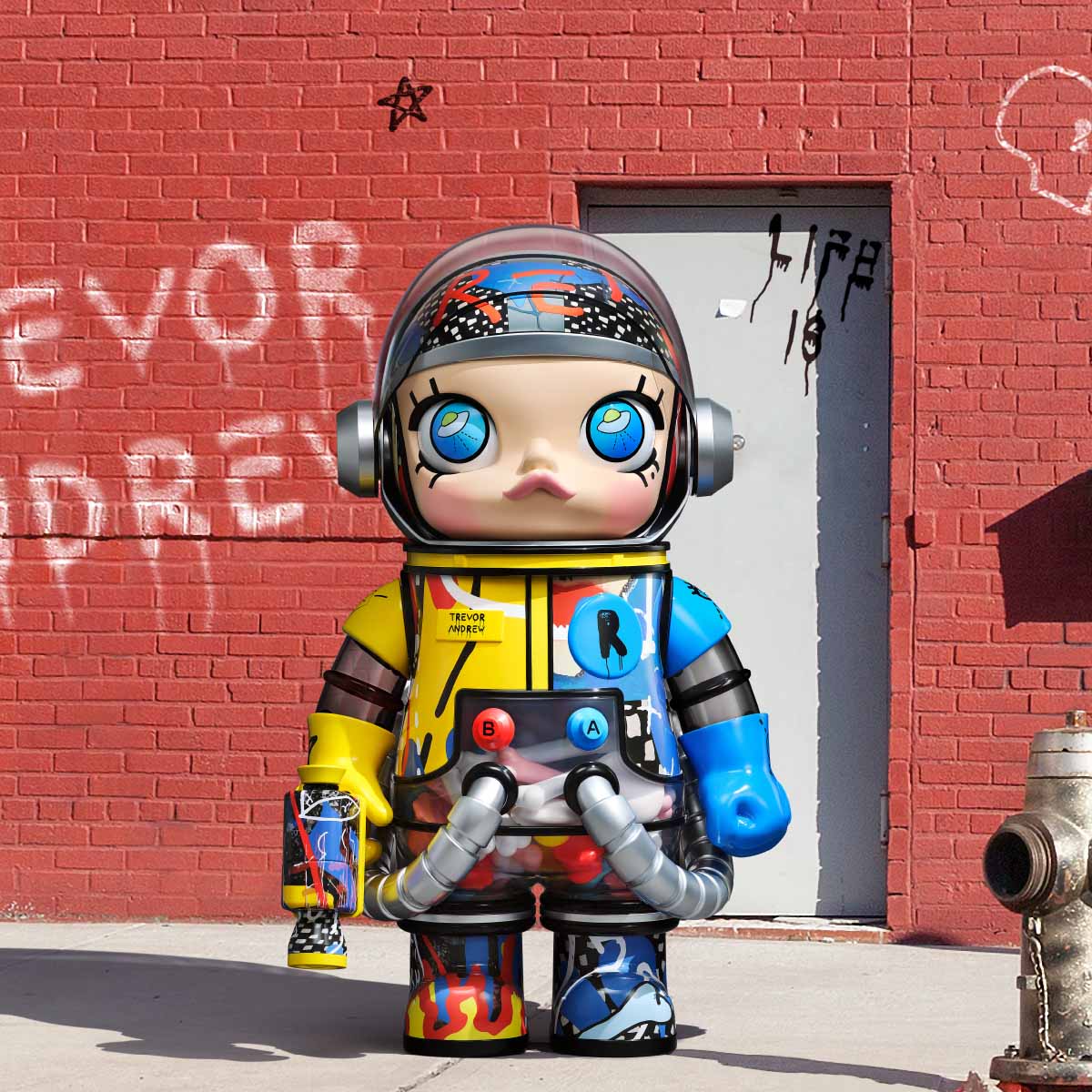 MEGA SPACE MOLLY 1000% Trevor Andrew - Mega 1000% - POP MART