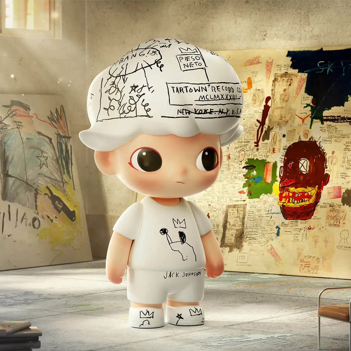 MEGA COLLECTION 1000% JUST DIMOO × Jean-Michel Basquiat - Mega  