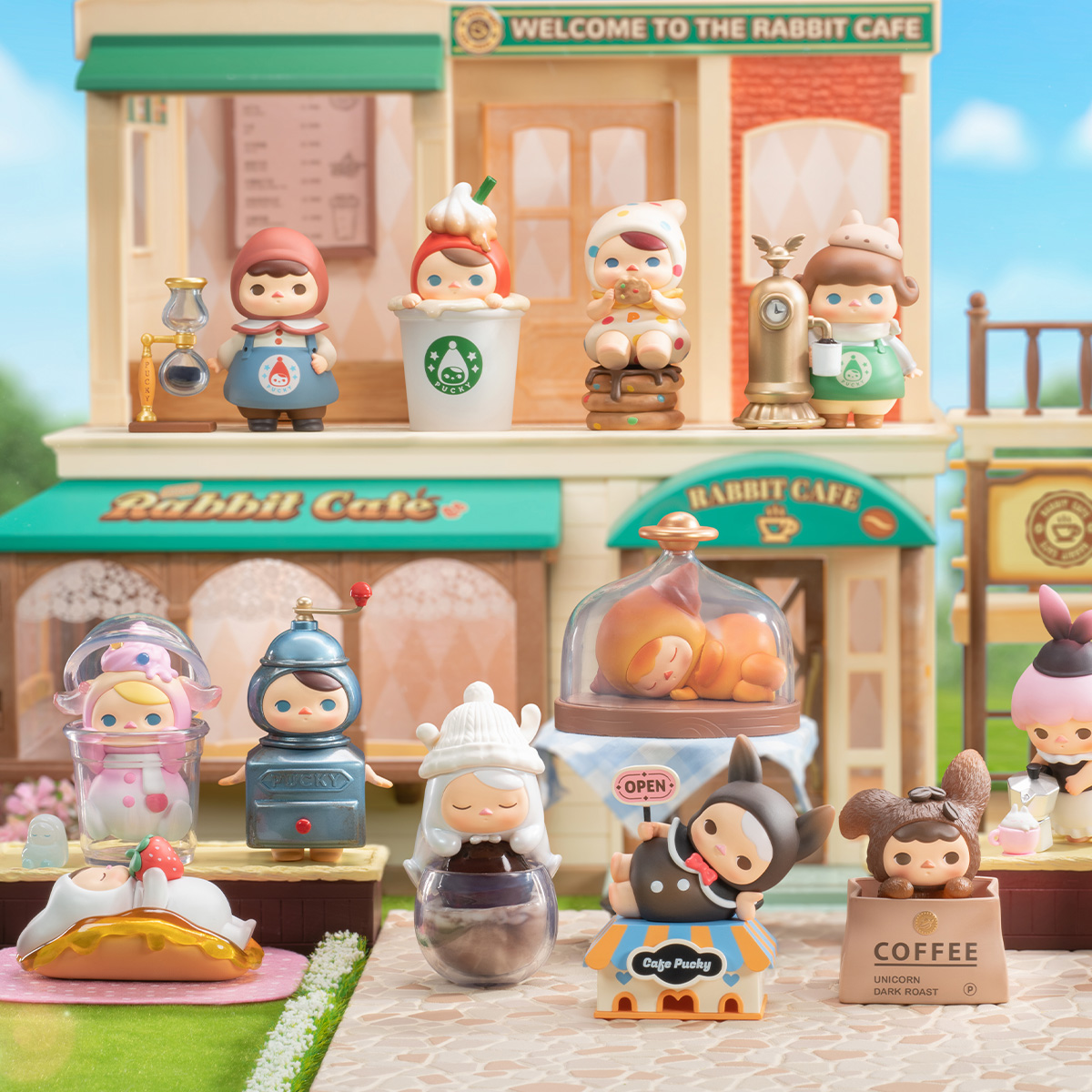 PUCKY Rabbit Cafe Series - POP MART (United States)