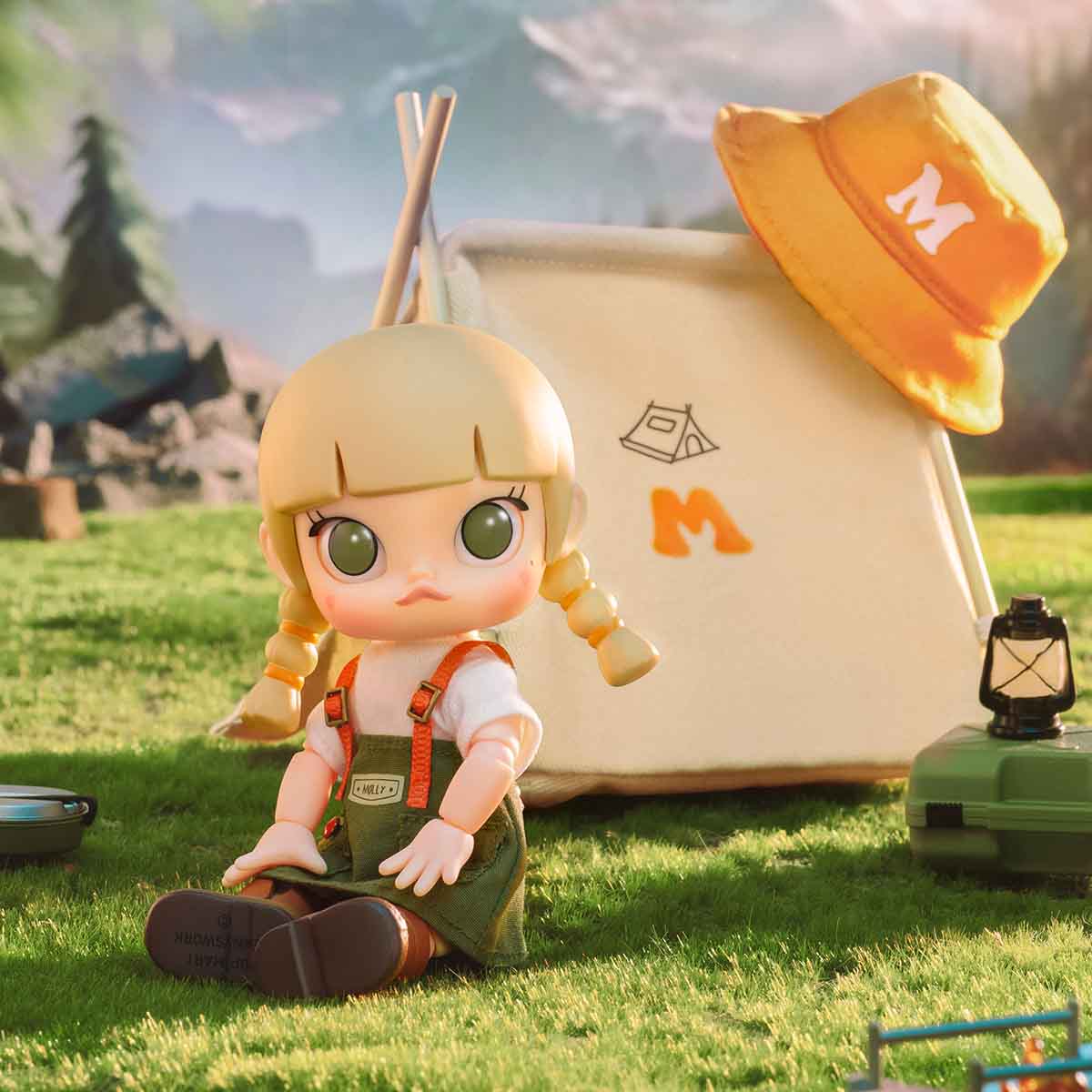 MOLLY Go Camping Action Figure - Figurine - POP MART (United States)