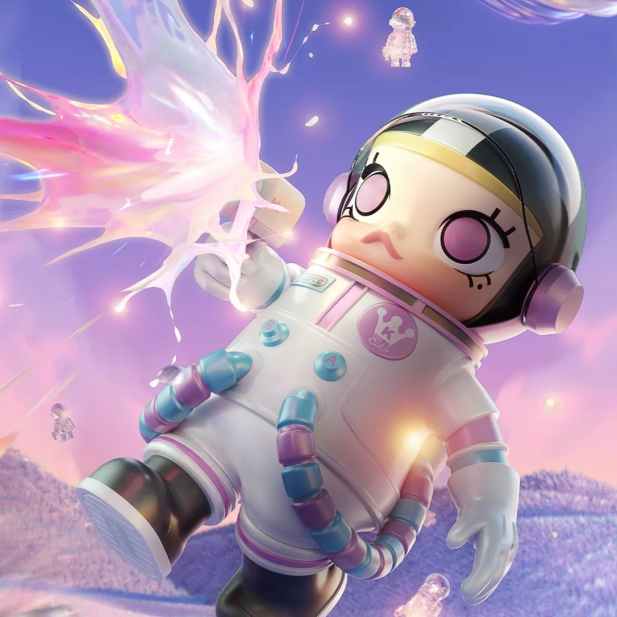 MEGA COLLECTION 1000% SPACE MOLLY Candy - Mega 1000% - POP MART 