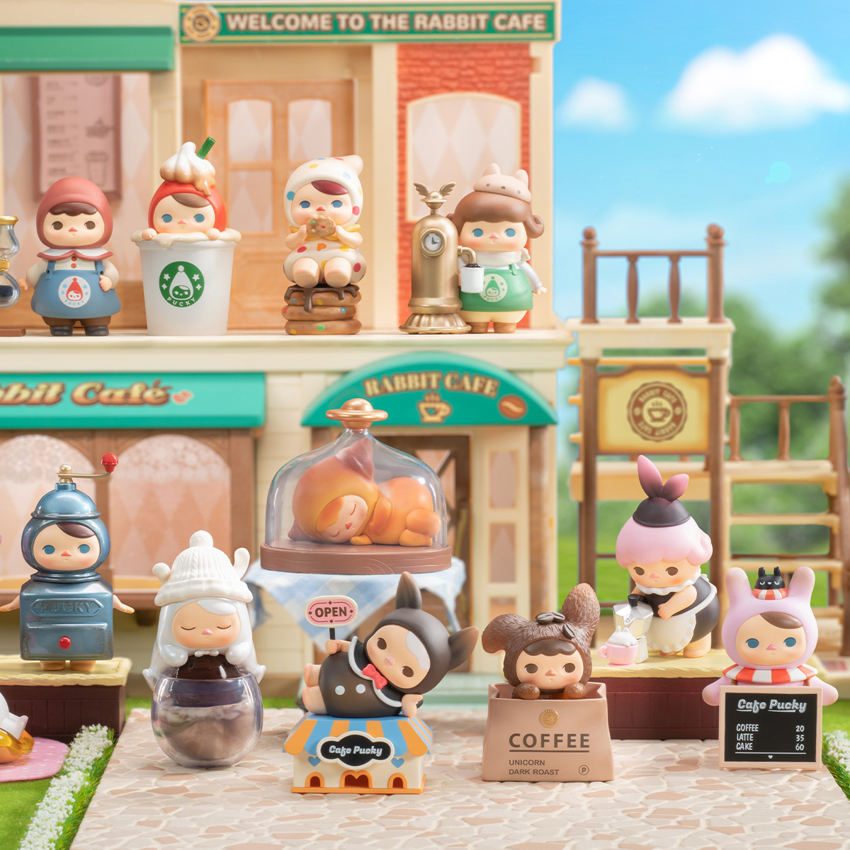 PUCKY Rabbit Cafe Series - POP MART (United States)