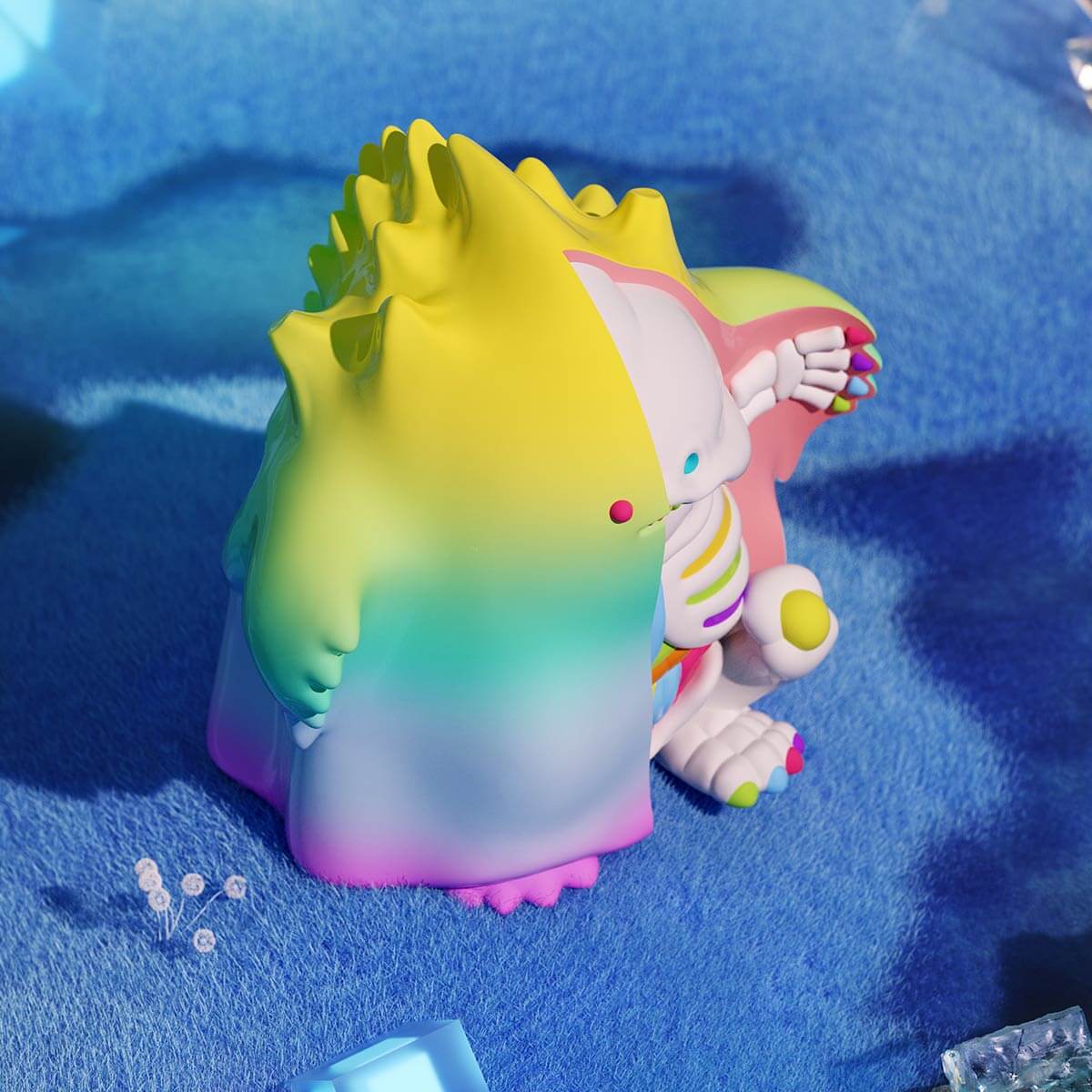 MEGA COLLECTION YUKI Rainbow 400% - POP MART (United States)