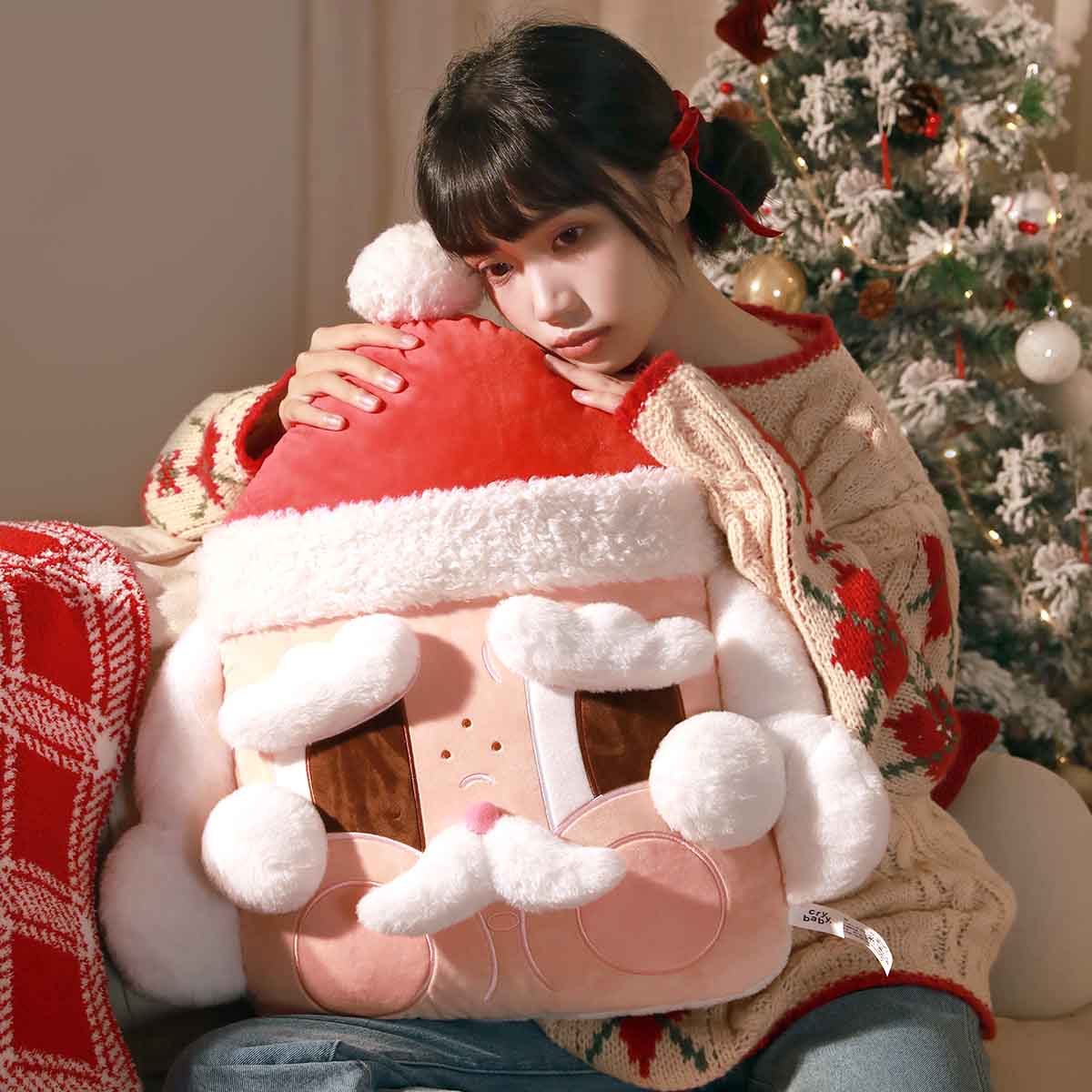 CRYBABY Lonely Christmas Series-Pillow - POP MART (United States)