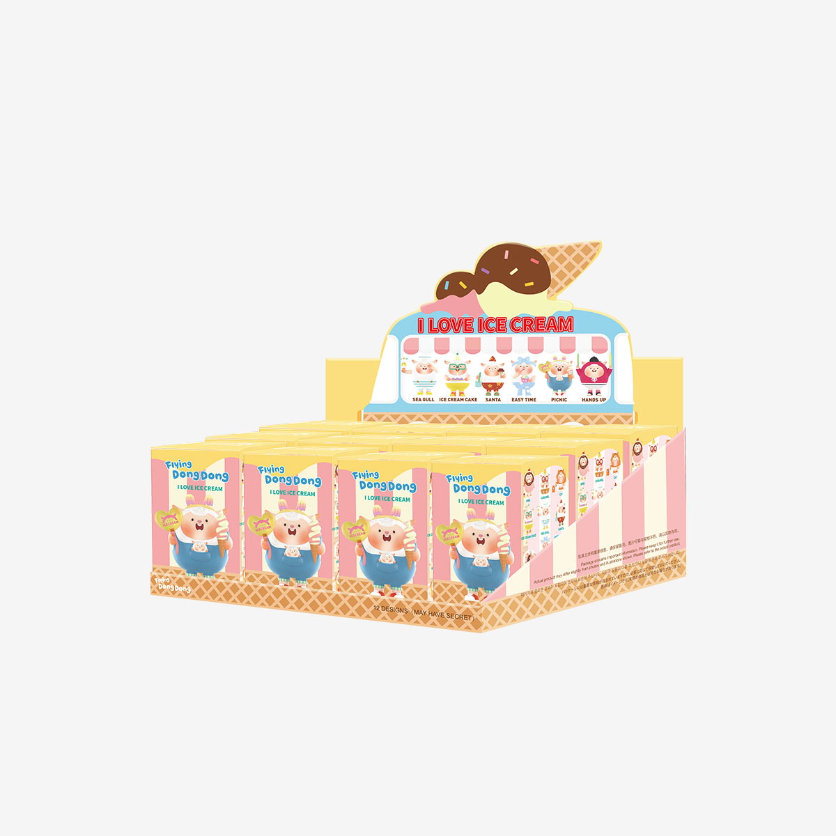 ポップマート POPMART Flying Dong Dong フィギュアセット Flying DongDong I Love Ice Cream Series - POP MART (United