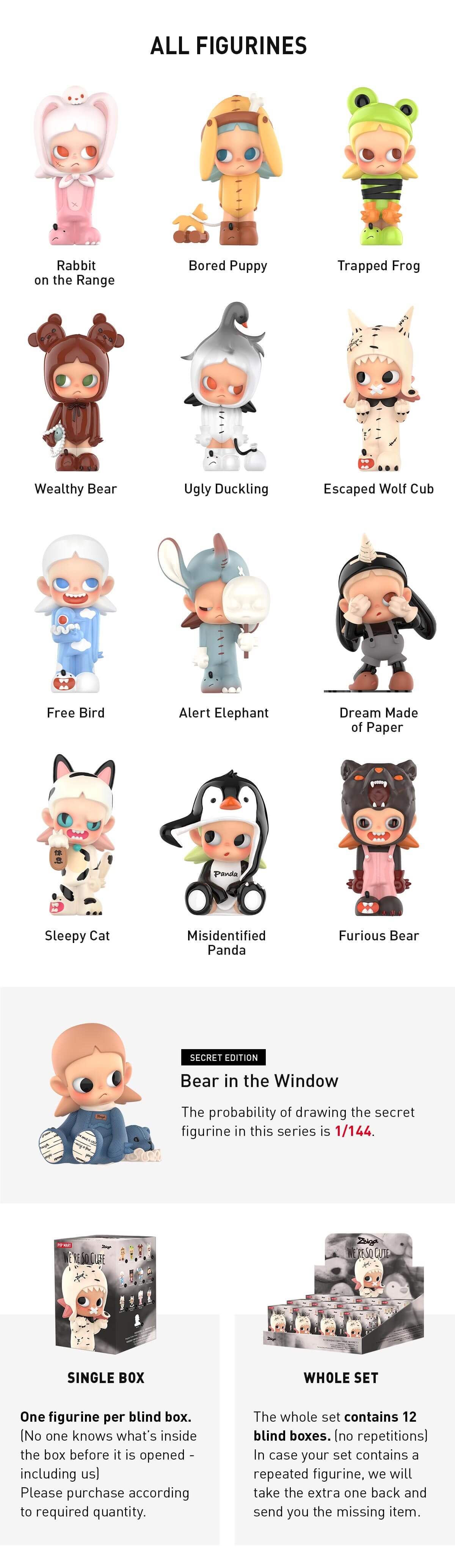 Zsiga We're So Cute Series Figures - Blind Box - POP MART (Canada)